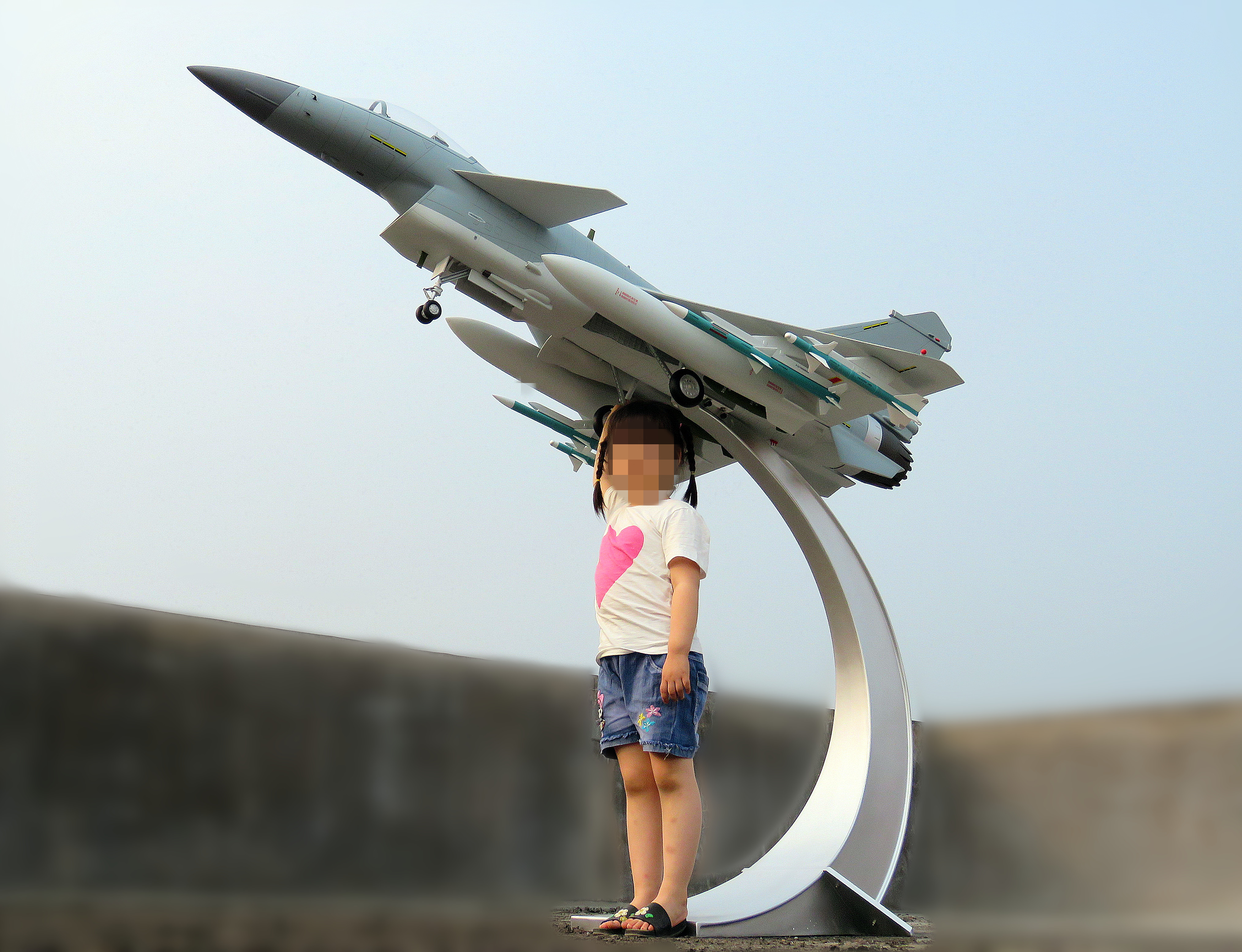1:8比例中国空军歼10C战斗机展品
